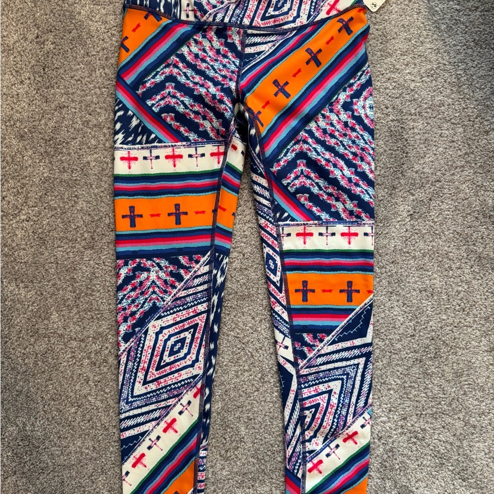 FP Movement by Free People Colorful Geometric Leggings